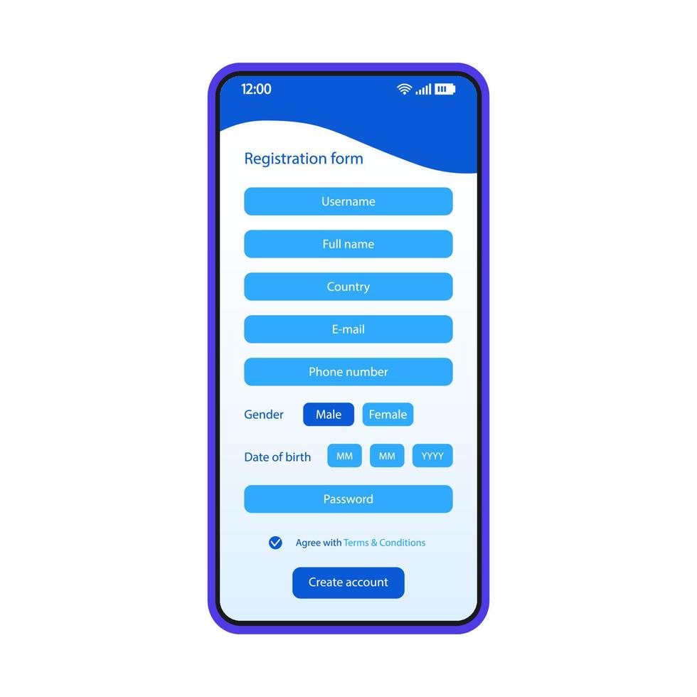 Ss777 mobile registration form interface