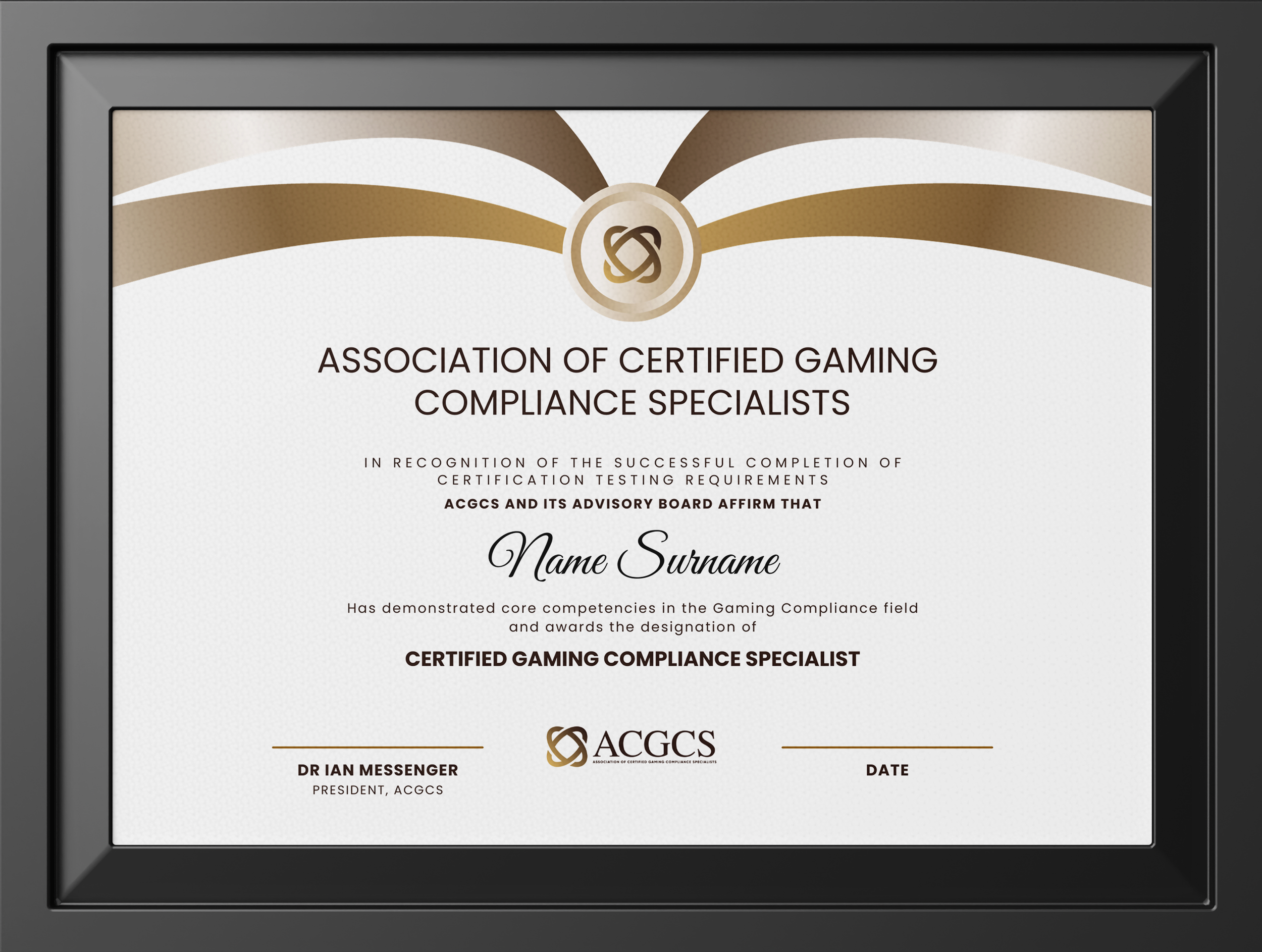 RTP certification badge and random number testing compliance