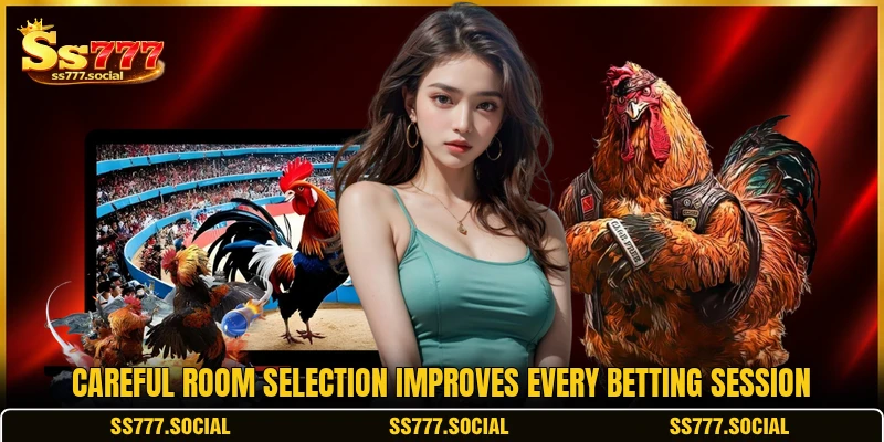 Careful room selection improves every betting session Careful room selection improves every betting session