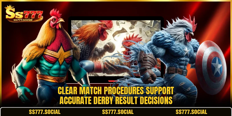 Clear match procedures support accurate derby result decisions Clear match procedures support accurate derby result decisions