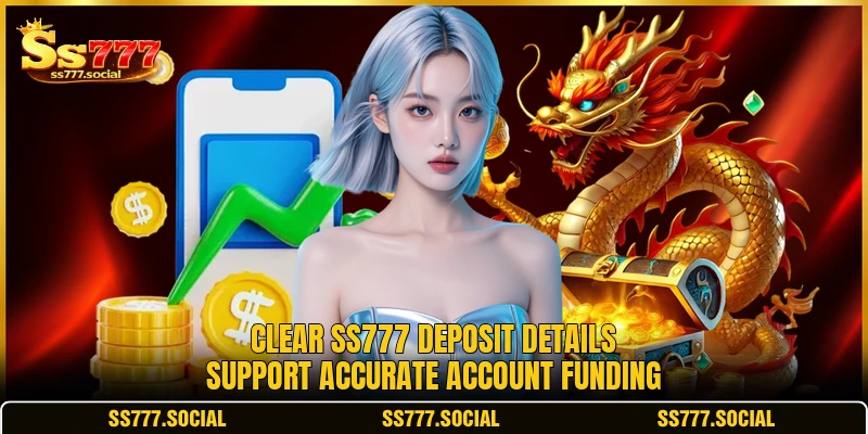 Clear SS777 deposit details support accurate account funding Clear SS777 deposit details support accurate account funding