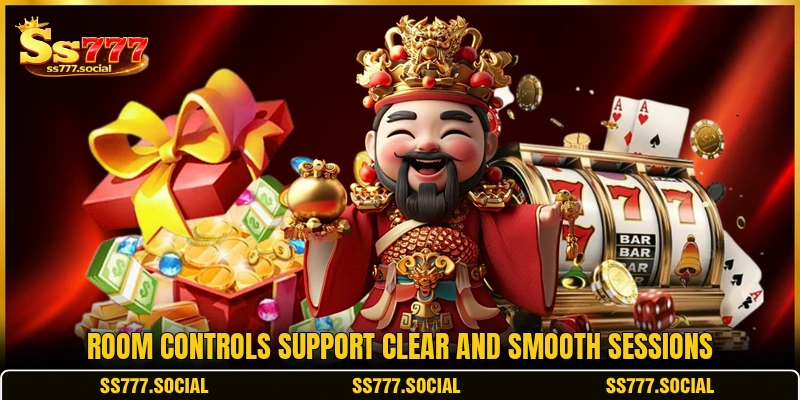 Room controls support clear and smooth sessions