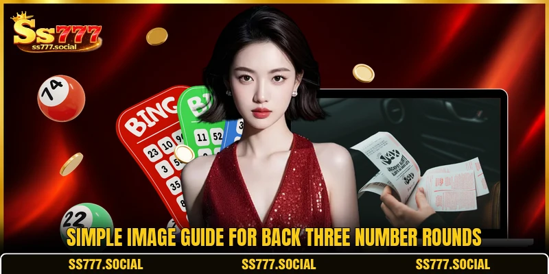 Simple image guide for Back Three number rounds Simple image guide for Back Three number rounds